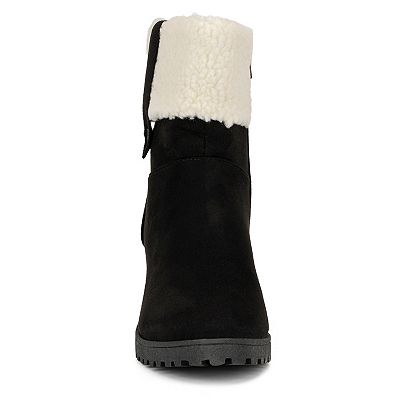 Women’s Sherpa cuff boots popular