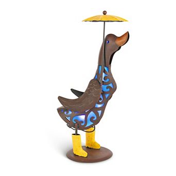 Solar Duck Umbrella Floor Decor