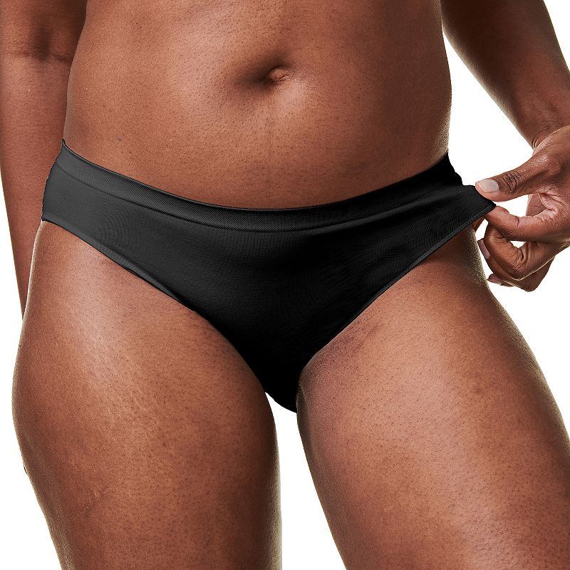 Bravado Designs Mid-Rise Seamless Panty 21002BA, Women's, Size: XS/Small, Black
