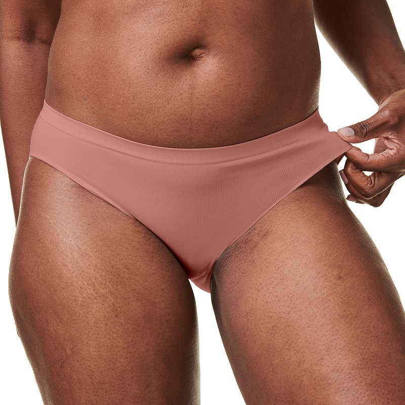 Bravado Designs Mid-Rise Seamless Panty 21002BA, Women's, Size: Medium/Large, Roseclay