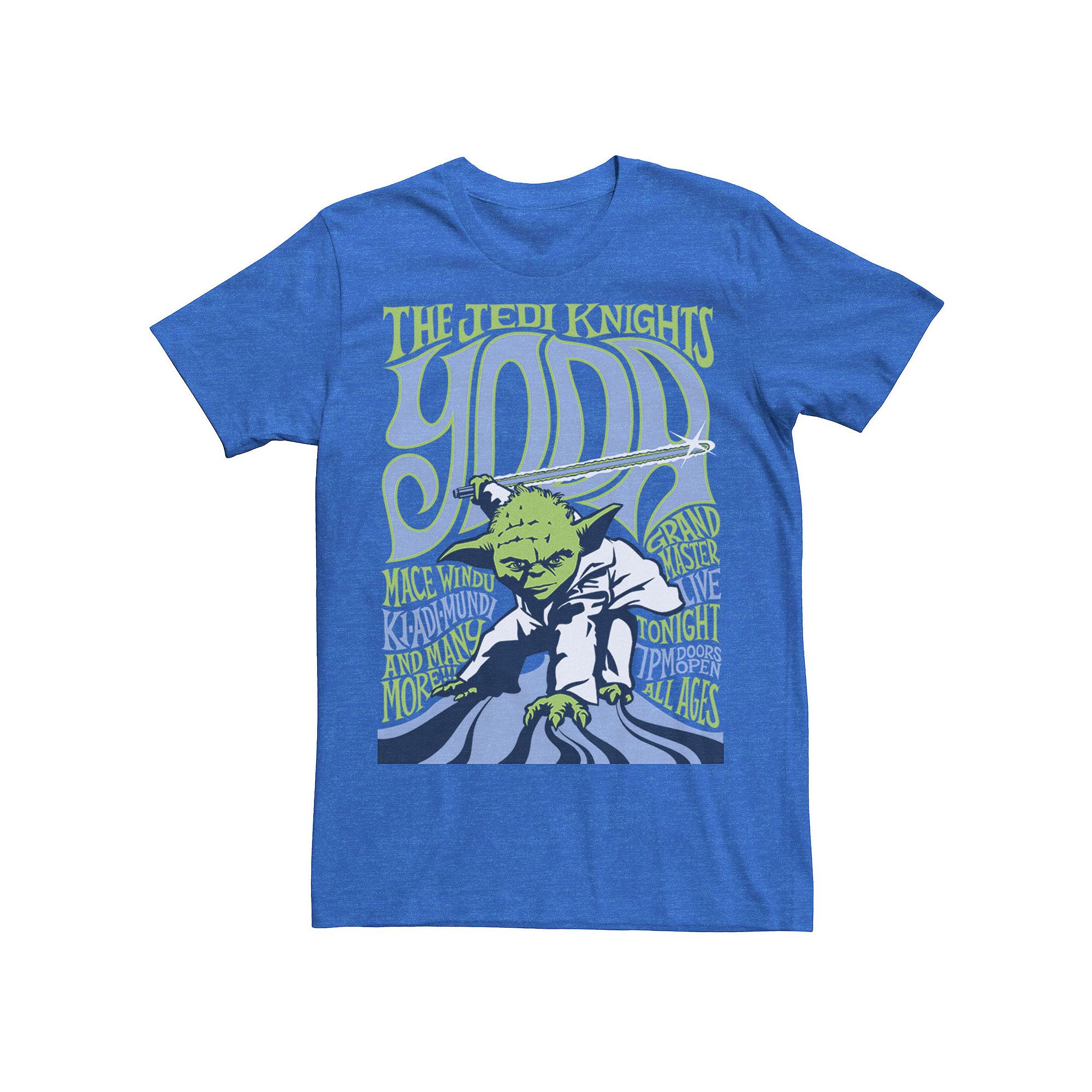 Mens Star Wars Yoda And Jedi Knights Tonight Graphic Tee, Size: Small, Roy