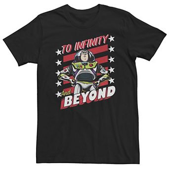 Big & Tall Disney / Pixar Toy Story Buzz Lightyear "To Infinity And Beyond" Poster Tee