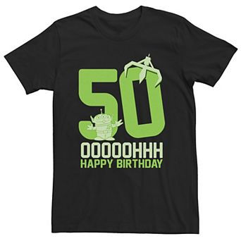 Big & Tall Disney / Pixar Toy Story Aliens OOOOH Happy 50th Birthday Tee