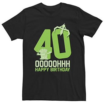Big & Tall Disney / Pixar Toy Story Aliens OOOOH Happy 40th Birthday Tee
