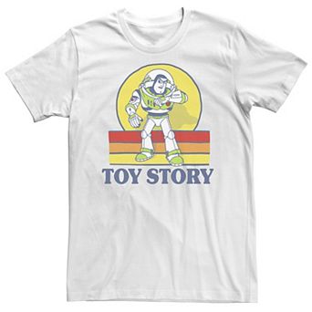 Big & Tall Disney / Pixar Toy Story Buzz Lightyear Retro Portrait Logo Tee