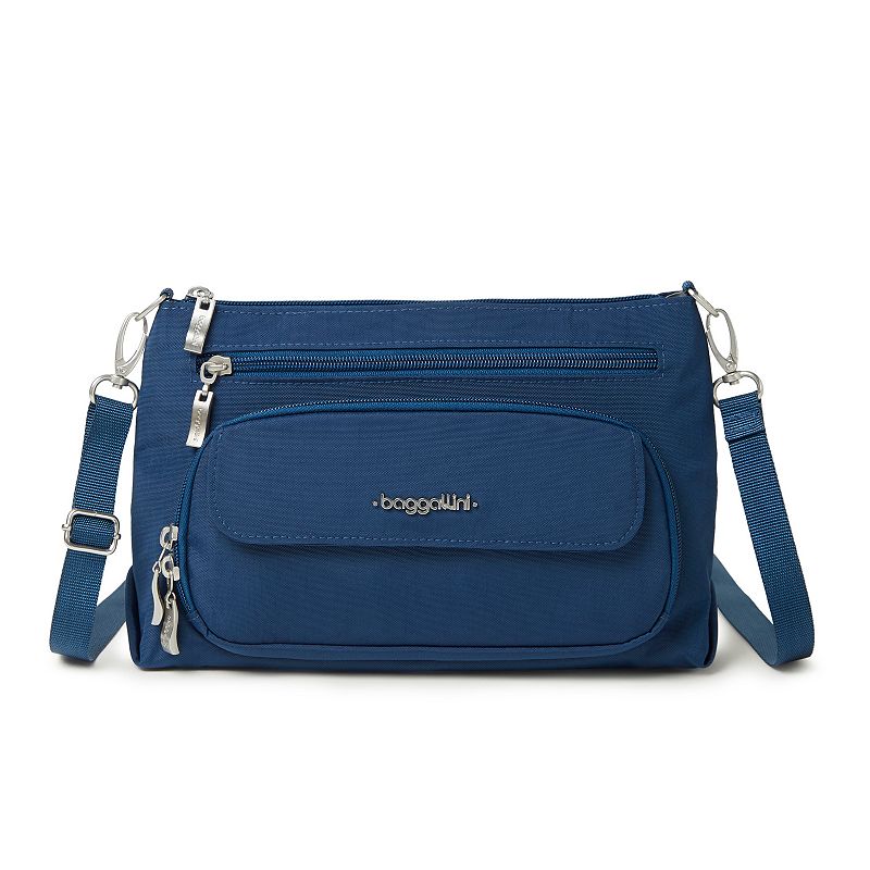 Baggallini Original Everyday RFID-Blocking Crossbody Bag, Pacific