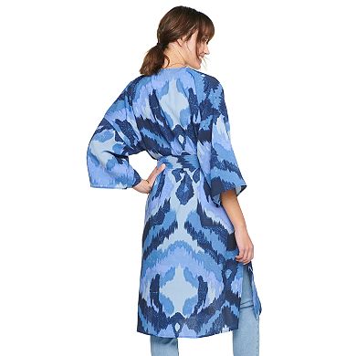 Women's Sonoma Goods For Life® Oversized Ikat Belted Kimono