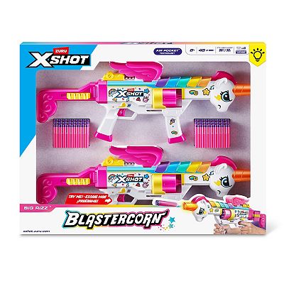 XSHOT Big Rizz Blastercorn 2-pk. Unicorn Blaster Set
