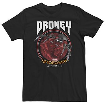 Big & Tall Marvel Spider-Man Homecoming Droney Heavy Metal Tee