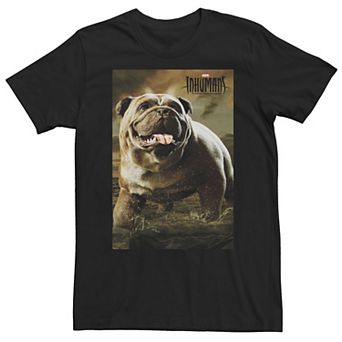 Big & Tall Marvel The Inhumans TV Series Lockjaw Poster Tee