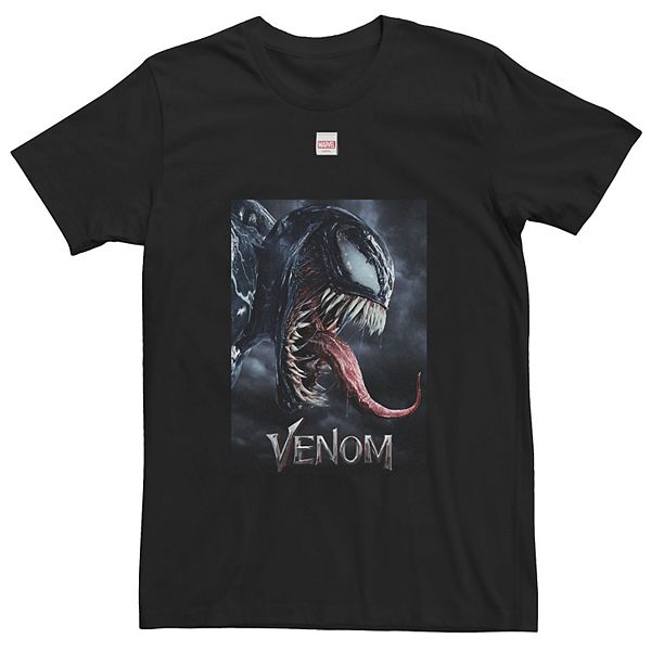 Big & Tall Marvel Venom Tongue Out Poster Tee