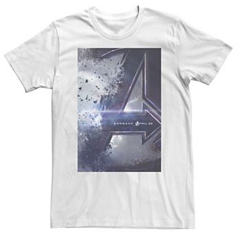 Big & Tall Marvel Avengers Endgame Movie Poster Tee