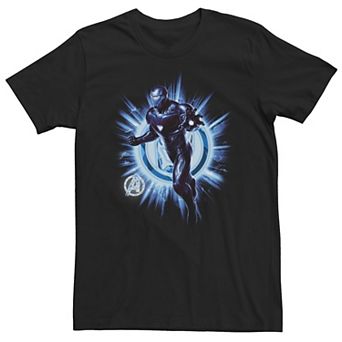 Big & Tall Marvel Avengers Endgame Iron Man Blast Tee