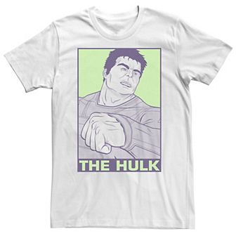 Big & Tall Marvel Avengers Endgame Hulk Pop Art Tee