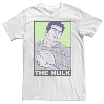 Big & Tall Marvel Avengers Endgame Hulk Pop Art Tee
