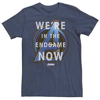 Big & Tall Marvel Endgame Closing Logo Tee