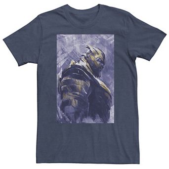 Big & Tall Marvel Avengers Endgame Thanos Painting Tee