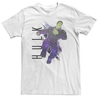 Big & Tall Marvel Avengers Endgame Hulk Galaxy Graphic Tee