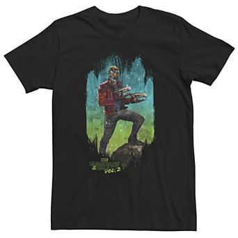 Big & Tall Marvel Star-Lord Guardians of Galaxy 2 Night Tee