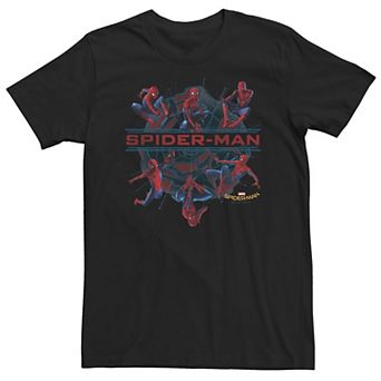 Big & Tall Marvel Spider-Man: Homecoming Spider-Man Mashup Tee