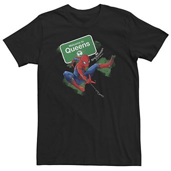 Big & Tall Marvel Spider-Man Homecoming Entering Queens Tee
