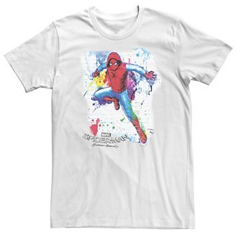 Big & Tall Marvel Spider-Man Homecoming Graffiti Stall Tee