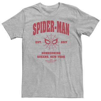 Big & Tall Marvel Spider-Man Homecoming Collegiate Tee