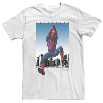 Big & Tall Marvel Spider-Man Homecoming City Swing From Above Tee
