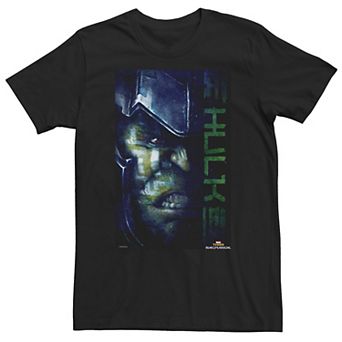 Big & Tall Marvel Thor Ragnarok Hulk Gladiator Half Profile Tee
