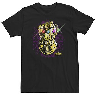 Big & Tall Marvel Avengers Infinity War Gauntlet Paint Tee
