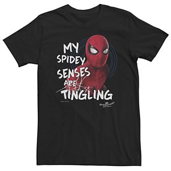 Big & Tall Marvel Spider-Man Homecoming My Senses Are Tingling Tee