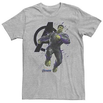 Big & Tall Marvel Avengers Endgame Hulk Logo Tee