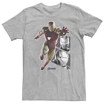 Big & Tall Marvel Avengers Endgame Iron Man Panel Pose Tee