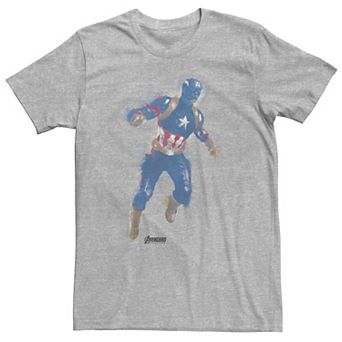 Big & Tall Marvel Avengers Endgame Captain America Graphic Tee