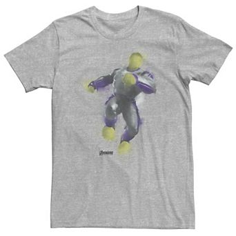 Big & Tall Marvel Avengers Endgame Hulk Spray Paint Pose Tee