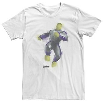 Big & Tall Marvel Avengers Endgame Hulk Spray Paint Pose Tee
