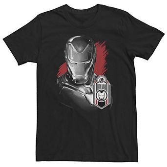 Big & Tall Marvel Avengers Ironman Tag Logo Tee
