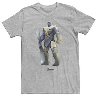 Big & Tall Marvel Avengers Endgame Thanos Spray Paint Tee