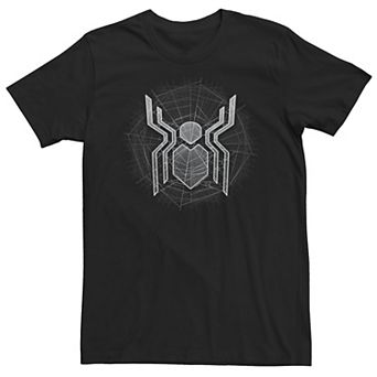 Big & Tall Marvel Spider-Man Far From Home Web Spider Chest Logo Tee
