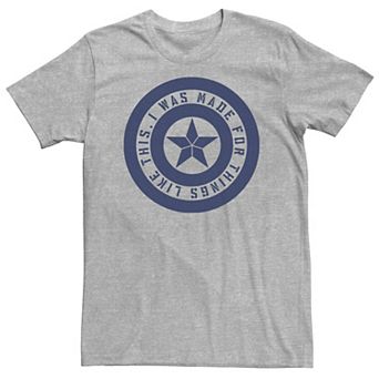 Big & Tall Marvel Avengers Endgame Captain America Quote Tee