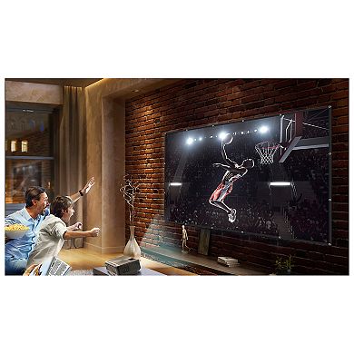 GPX Projector with Bluetooth & 120" Projection Screen