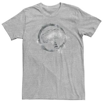 Big & Tall Marvel Avengers Endgame Thor Spray Paint Logo Tee