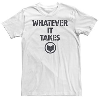 Big & Tall Marvel Avengers Endgame Whatever It Takes Hawkeye Logo Tee