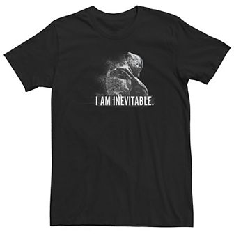 Big & Tall Marvel Avengers Endgame Thanos "I Am Inevitable" Graphic Tee