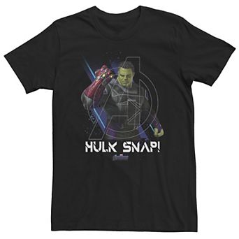 Big & Tall Marvel Avengers Hulk Snap Poster Tee