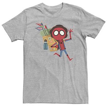 Big & Tall Marvel Spider-Man Far From Home Vacation Portrait Tee