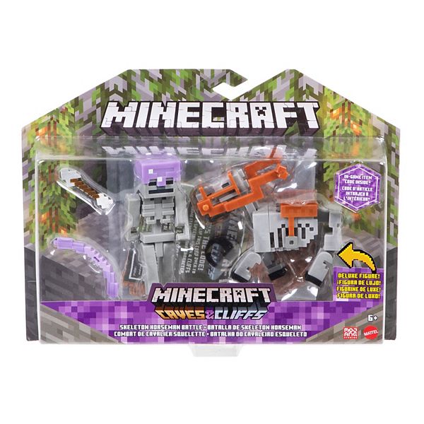 Mattel Minecraft Dungeons Skeleton Trap Horse Figure