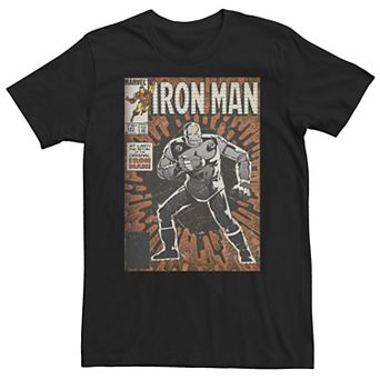 Big & Tall Marvel Avengers Iron Man Return Of The Original Comic Graphic Tee