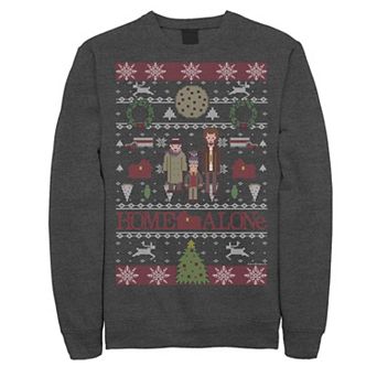 Men's Home Alone Christmas The Wet Bandits Ugly Sweater Graphic Fleece