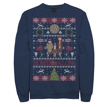 Men's Home Alone Christmas The Wet Bandits Ugly Sweater Graphic Fleece